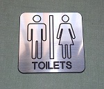 Toilet Door Signs (Circular)